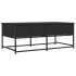 Mesa de centro madera de ingeniería negro 100x51x40