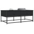 Mesa de centro madera de ingeniería negro 100x51x40