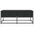 Mesa de centro madera de ingeniería negro 100x51x40
