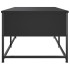 Mesa de centro madera de ingeniería negro 100x51x40