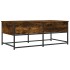 Mesa de centro madera de ingeniería roble ahumado 100x51x40
