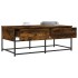 Mesa de centro madera de ingeniería roble ahumado 100x51x40