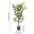 Árbol de bambú artificial con 552 hojas verde 120