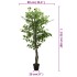 Ficus artificial con 1008 hojas verde 180