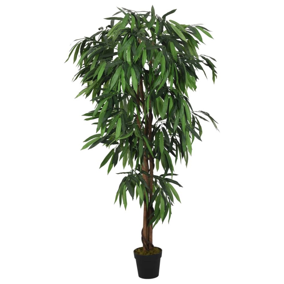 Árbol de mango artificial con 600 hojas verde 150