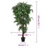 Árbol de mango artificial con 600 hojas verde 150