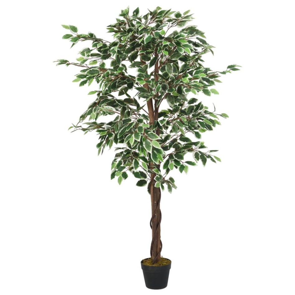 Árbol ficus artificial 630 hojas verde 120