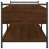 Mesa de centro madera de ingeniería roble marrón 99x50x50