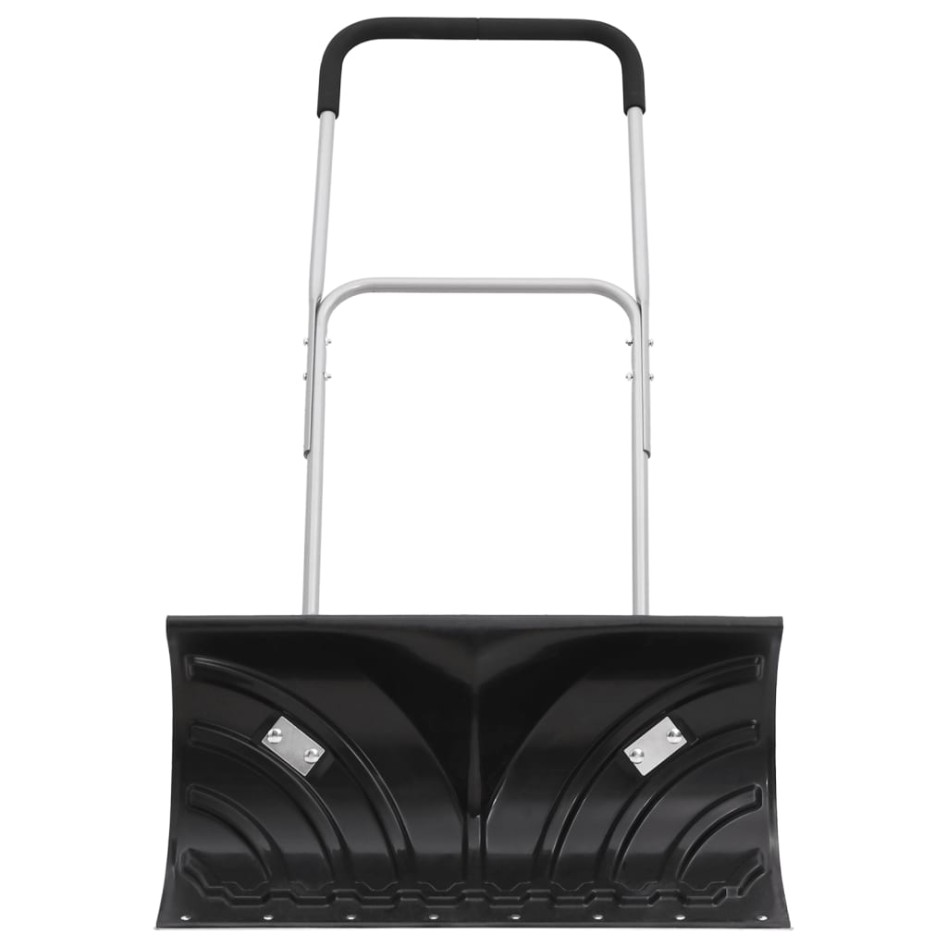 Pala de nieve con mango extensible lámina de acero negro 66