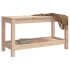 Banco de jardín madera maciza de pino 82,5x35x45