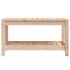 Banco de jardín madera maciza de pino 82,5x35x45