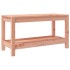 Banco de jardín madera maciza de abeto Douglas 82,5x35x45