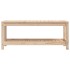 Banco de jardín de madera maciza de pino 108x35x45