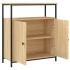 Aparador de madera de ingeniería roble Sonoma 70x30x80