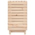 Cesto para la ropa sucia madera maciza de pino 44x44x76