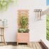 Jardinera con estantería madera maciza Douglas 39x39,5x114