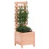 Jardinera con estantería madera maciza Douglas 39x39,5x114