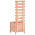 Jardinera con estantería madera maciza Douglas 39x39,5x114