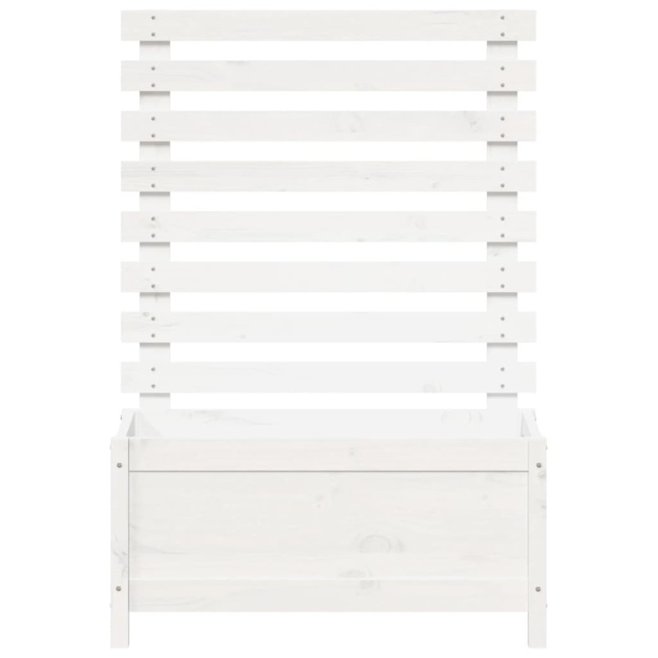 Jardinera estantería madera maciza pino blanco 79x39,5x114