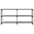 Mesa consola madera de ingeniería gris Sonoma 150x29x75