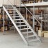 Peldaño de rejilla acero galvanizado 100x24x7
