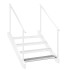 Peldaño de rejilla acero galvanizado 100x24x7