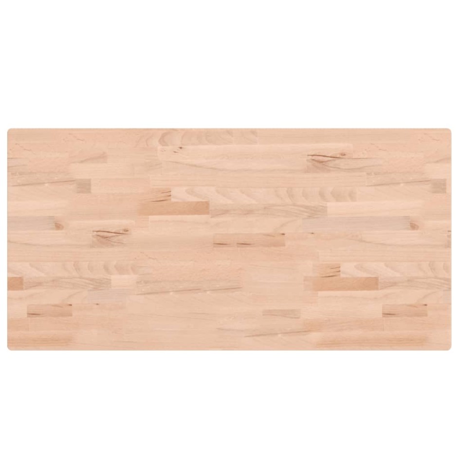 Encimera de baño madera maciza de haya 100x50x2,5