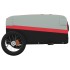 Remolque para bicicleta hierro negro y rojo 30