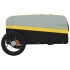Remolque para bicicleta hierro negro y amarillo 30
