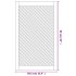 Puertas de armario entramado 2 uds madera pino 59,5x99