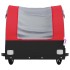 Remolque para bicicleta hierro negro y rojo 45