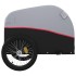 Remolque para bicicleta hierro negro y rojo 45