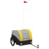 Remolque para bicicleta hierro negro y amarillo 45