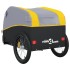 Remolque para bicicleta hierro negro y amarillo 45
