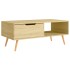 Mesa de centro madera de ingeniería roble Sonoma 100x49,5x43