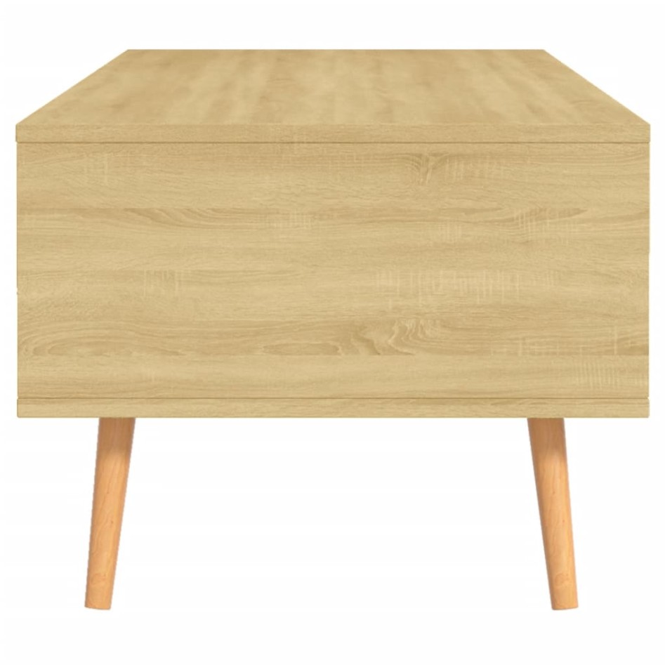 Mesa de centro madera de ingeniería roble Sonoma 100x49,5x43