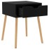Mesitas noche 2 uds madera ingeniería negro brillo 40x40x56