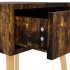 Mesitas noche 2 uds madera ingeniería roble ahumado 40x40x56