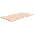 Encimera de baño madera maciza sin tratar 100x50x1,5