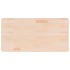 Encimera de baño madera maciza sin tratar 100x50x1,5