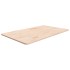 Encimera de baño madera maciza sin tratar 100x60x1,5