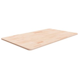 Encimera de baño madera maciza sin tratar 100x60x1,5