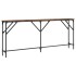 Mesa consola madera de ingeniería roble ahumado 180x23x75