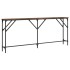 Mesa consola madera de ingeniería roble ahumado 180x23x75