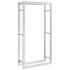 Estante para leña acero inoxidable 80x28x154