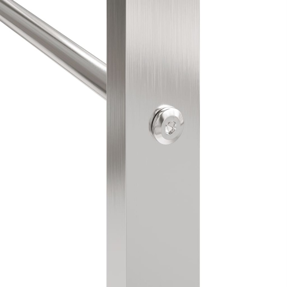 Estante para leña acero inoxidable 80x28x154