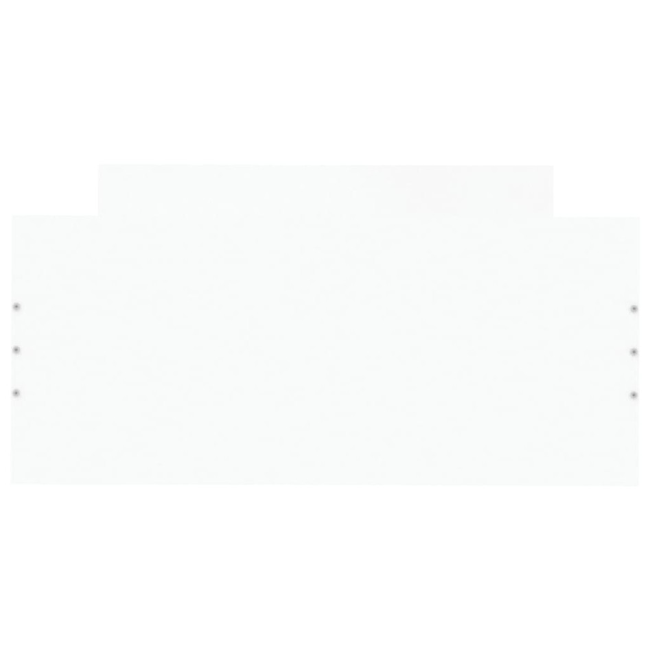 Estructura de cama madera de ingeniería blanca 90x190