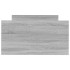 Estructura de cama madera de ingeniería Sonoma gris 75x190