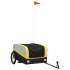 Remolque para bicicleta hierro negro y amarillo 45