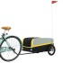 Remolque para bicicleta hierro negro y amarillo 45